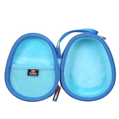 FBLFOBELI Kids Headphone Case for BAICLUD/Mehomeli/JusTalk/iClever/LOBKIN | Hard EVA Shell, Kids Bluetooth Air Conduction Open Ear Headphones Case, Shockproof & Water-Resistant, Blue - color: Blue