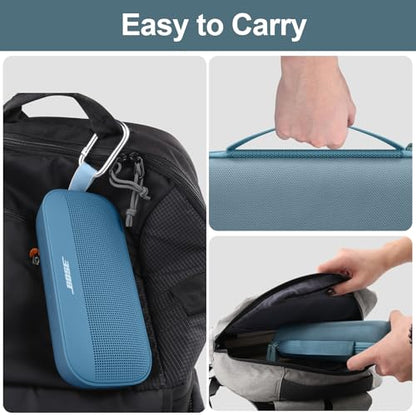 Aenllosi Hard Case for Bose SoundLink Flex 2nd Gen/Bose Speaker, Blue - color: Blue, style: Hard Case for Bose SoundLink Flex 2nd Gen/Flex