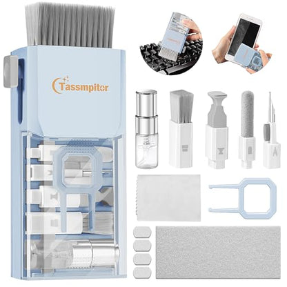 Tassmpitor Keyboard Cleaner & Laptop Cleaning Kit for Computer Screen, Blue - color: Morandi Light Blue