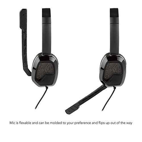 PDP Gaming LVL1 Wired Chat Headset With Noise Cancelling Microphone: Black - Xbox One - color: Black, style: Xbox One