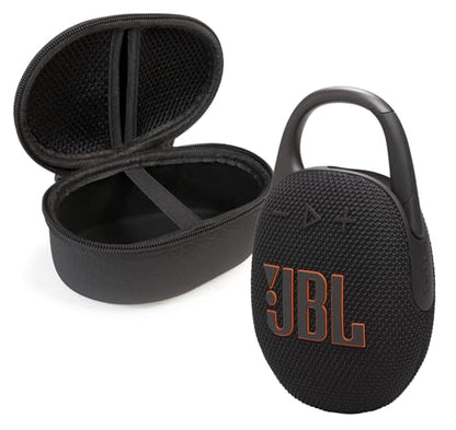 JBL Clip 5 Bluetooth Speaker and divvi! Protective Case - Black - color: Black