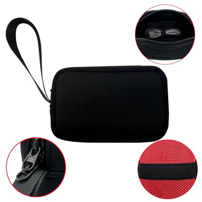 Wanty Soft Neoprene Travel Carrying Bag Sleeve Case Replacement with Handle Strap Compatible with Go 4 Go3 Go 3 Eco Portable Speaker