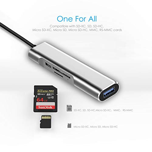 USB C to HDMI Adapter for Samsung DeX,DeX Station for Galaxy S25/S24/S23/S22/Note20/10/Tab S9/S8/S7,DeX hub with HDMI 4K,USB3.0,PD 60W,SD/TF Card Slot,Steam Deck,Nintendo Switch. - color: Gray 5IN1 SD/TF