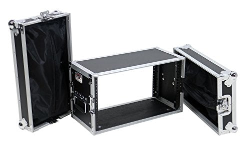 OSP Cases | ATA Road Case | 6-Space Effects Rack | 10" Deep | RC6U-10 - size: 6 Space, 10"