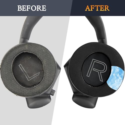 SOULWIT Cooling Gel Earpads Replacement for Alienware AW310H (AW 310H)/AW510H (AW 510H) 7.1 PC Gaming Headset, Ear Pads Cushions with Noise Isolation Foam - Black