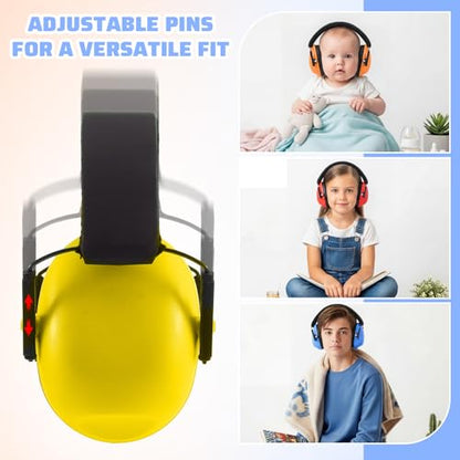 12 Pcs Kids Noise Cancelling Headphones Ear Muffs Rainbow Style | Ear Protection for Kids Adults 27dB Noise Reduction Hearing Earmuff for Autism Sensory Relief Concerts Fireworks Studying - size: Universal Fit (kids & Adults), style: Rainbow Style
