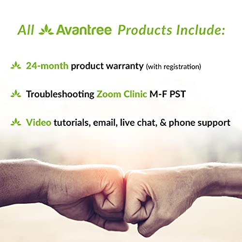 Avantree HT41866 - Dual Wireless TV Earbuds with Bluetooth Transmitter | 20-Hour Battery Life with No Lip-Sync Delay, Plus Optical, RCA, and AUX Support for Easy TV Setup.