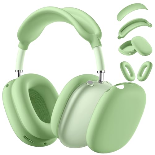 Lerobo Case for AirPods Max, Anti-Scratch Ear Pad & Headband Protector, Soft Silicone Skin for Apple AirPods Max 2024/2020(Mint Green) - color: MintGreen