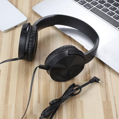 10 Pack Classroom Headphones Bulk,Wholesale School Durable Wired Earphones for Students,Kids,Children Toddler Teen Boys Girls and Adult(LS450,10 Black) - color: Black, size: 10 Pack