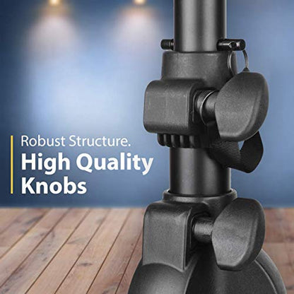 Hola! Music Pair PA Speaker Stands Heavy Duty Tripod Adjustable 4-6ft