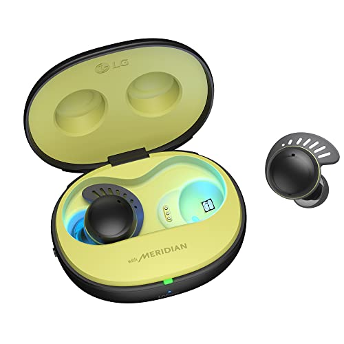 LG Tone Free Fit TF8 - IP67 Sports Wireless Earbuds with Plug & Wireless, Secure & Comfort Fit, ANC, UVnano, Multi-Point, 30 Hours Long Lasting Battery, Meridian Sound