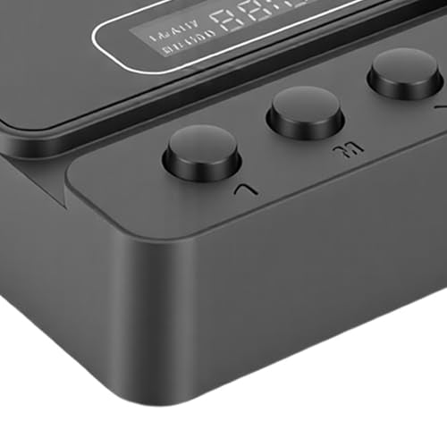 Jiawu Bluetooth Transmitter and Receiver, Low Latency Bluetooth 5.3 Audio Adapter, Wireless Audio Adapter with Multi Functional Interfaces for TV Stereo System Car Home Music Streaming