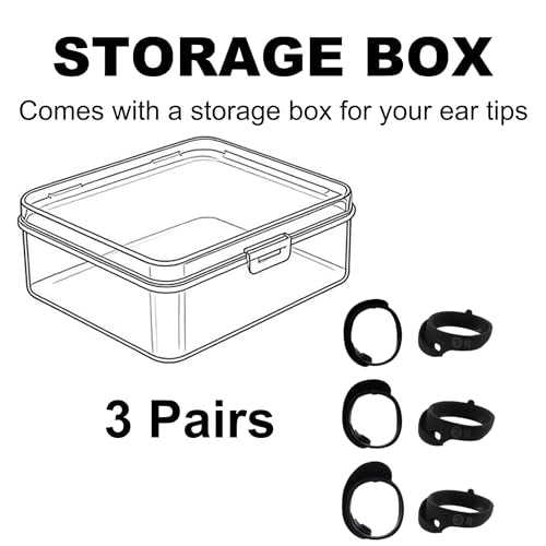 Replacement Ear Wings for Skullcandy Method 360 ANC Earbuds, S/M/L - size: S/M/L