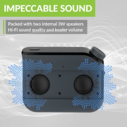 Avantree Roadtrip - Car Bluetooth Speaker & Wireless FM Transmitter Kit | Streaming Cell Phone Audio to Car Speaker with Hands-Free 6W Speakers, Built-in Mic, and Long 22hr Playtime