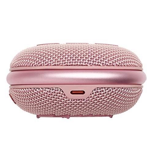 JBL Clip 4 - Portable Mini Bluetooth Speaker, big audio and punchy bass, integrated carabiner, IP67 waterproof and dustproof, 10 hours of playtime, speaker for home, outdoor and travel (Pink) - color: Pink