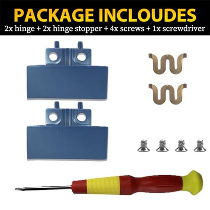 Solo 4 Hinge Replacement Hinge Repair Kit for Beats Solo 4 Wireless (Model A2924) Headphones, Metal Hinge Repair Parts Headband Connector Accessories as Same as The OEM - Slate Blue - color: Slate Blue