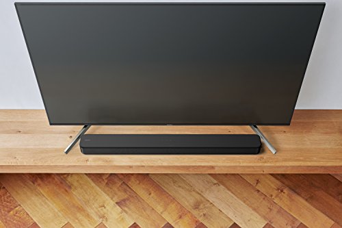 Sony S100F 2.0ch Soundbar with Bass Reflex Speaker, Integrated Tweeter and Bluetooth, (HTS100F), easy setup, compact, home office use with clear sound black | Bass Reflex Speaker, Integrated Tweeter, Clear Sound, Easy HDMI ARC setup, S-Force Front Surroun