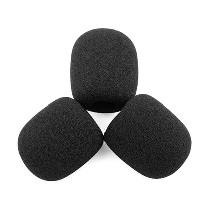 LEFXMOPHY Windscreen for Shure SM31FH PGA31 SM35 SM31 P31 PGA31-TQG SM31FT, BLX14/SM31 BLX14/P31 Replacement Wind screen Microphone Spongue Pop filter 3-Pack Foam Cover