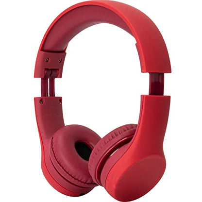 Snug Play+ Kids Headphones with Volume Limiting for Toddlers (Boys/Girls) - Red - color: Red, size: One Size