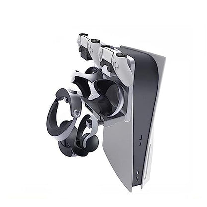 Controller Charging Station Wall Mount for VR 2 Controller Holder Wall Hanging Vertical Charging Stand Dock Controller Headphone Holder Storage Stand Hook