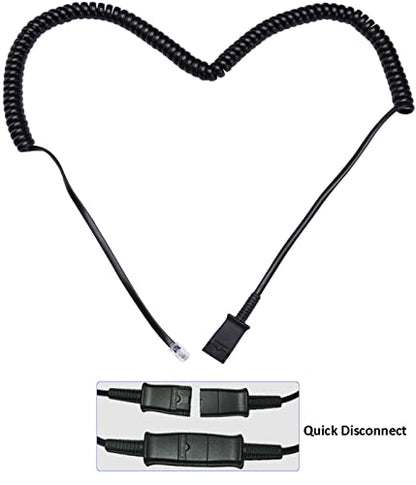 Cisco Phone Headset Corded RJ9 Telephone Headset with Noise Cancelling Mic Compatible with Cisco CP-7821 7841 7942G 7931G 7940 7941G 7945G 7960 7961G 7962G 7965G 7975G 8841 8861 9951 9971 etc