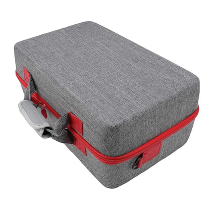 Dpofirs Protective Travel Bag for SLIM Console | Hard Shell Shockproof Storage Case, Controller Holder, WaterResistant, Large Capacity, Gray (Grey) - color: Grey