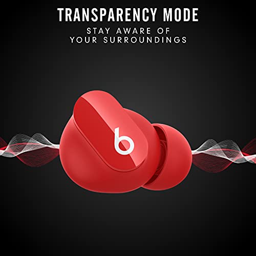 Beats Studio Buds - True Wireless Noise Cancelling Earbuds - Compatible with Apple & Android, Built-in Microphone, IPX4 Rating, Sweat Resistant Earphones, Class 1 Bluetooth Headphones - Red - color: Red, style: Studio Buds