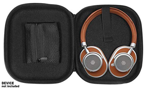 Case for ATH-M50X, ATH-M50, ATH-MSR7GM, MSR7NC, MSR7BK, ANC7/9/29, ESW9, ESW10, ES88, WS77, Live 2; Plantronics BackBeat PRO 2; Sony MDRXB950, XB650, XB770, XB920, XB900, 10RBT - color: Tan