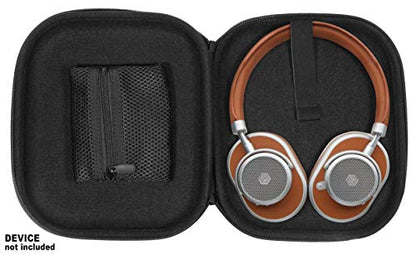 Case for ATH-M50X, ATH-M50, ATH-MSR7GM, MSR7NC, MSR7BK, ANC7/9/29, ESW9, ESW10, ES88, WS77, Live 2; Plantronics BackBeat PRO 2; Sony MDRXB950, XB650, XB770, XB920, XB900, 10RBT - color: Tan