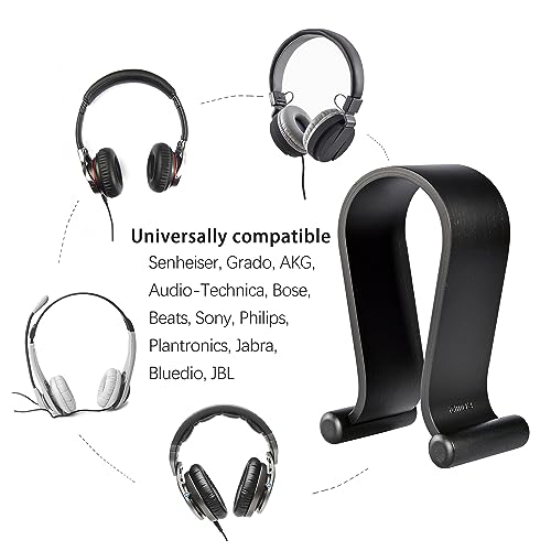 Wood Headphone Stand Headset Stand Headphone Holder Universal Gaming Headset Holder - Oak Wood - color: Oak Wood