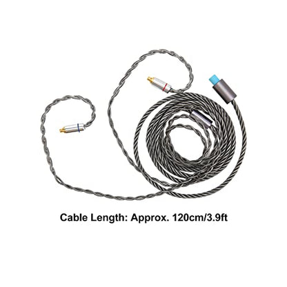 Earphone Cable,MMCX to 2.5mm 3.5mm 4.4mm Replacement Cable Detachable Earphone Cable 3.5MM Earphone Replacement Cable Headphones Extension Cable for UE900 T100 W40 ES50 UM PRO30