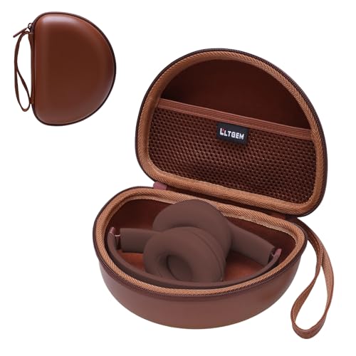 Case for Beats Studio Pro/Solo 4/Studio3/Solo3 Wireless Headphone Dark Bown | Hard Carrying Travel Case for Beats Studio Pro/Solo 4/Studio3/Solo3 Wireless Headphone - color: PU Dark Bown