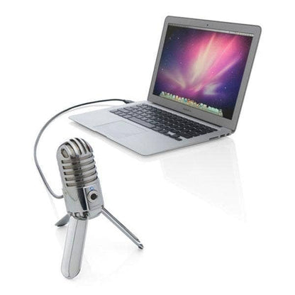 SAMSON Meteor Microphone with Headphones and Cotton Polish Cloth