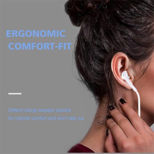 2 Pack USB C Headphones for iPhone 17/16/15, iPad, Mac for Most USB C Jack | Type C Earbuds Wired Earbuds with Mic & Remote Control Earphones, Compatible with iPhone 17/16/15, iPad and Most USB C Jack