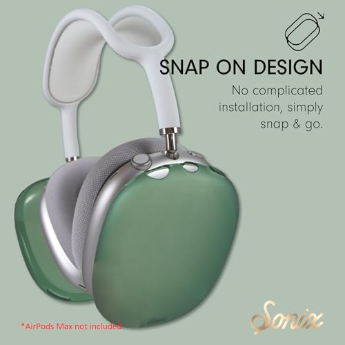 Sonix Protective Case for AirPods Max 2 & 1 | Headphones Cover | Frosted Matte Series | Frosted Matte Forest Green - color: Frosted Matte Green