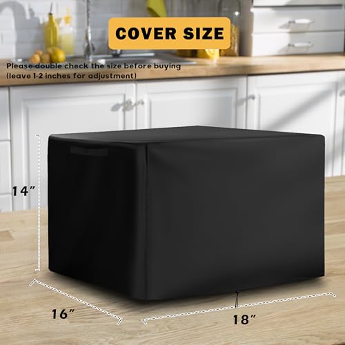 Grill Cover for Bestfire Tabletop 2 Burners Gas Grill, Heavy-Duty 600D Tabletop BBQ Cover for Bestfire Portable BBQ Griddle - size: 18"L x 16"D x 14"H