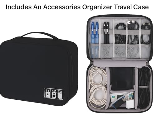 DJ Gig Bag for Music Equipment, Cables, Laptops, and Gear – DJ Equipment Bag with Shoulder Strap and Trolley Strap for Travel - Complete with Accessories Organizer Travel Case