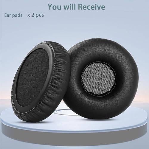 HDJ-CUE1 Ear Pads Replacement Compatible with Pioneer DJ HDJ-CUE1 Headphones(Protein Leather and Memory Foam Ear Cushions)