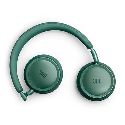 JBL Live 680NC - Noise Cancelling Headphones - Green | JBL Signature Sound with Hi-Res Audio wired and wireless, True Adaptive Noise Cancelling 20, real time calibration - color: Green