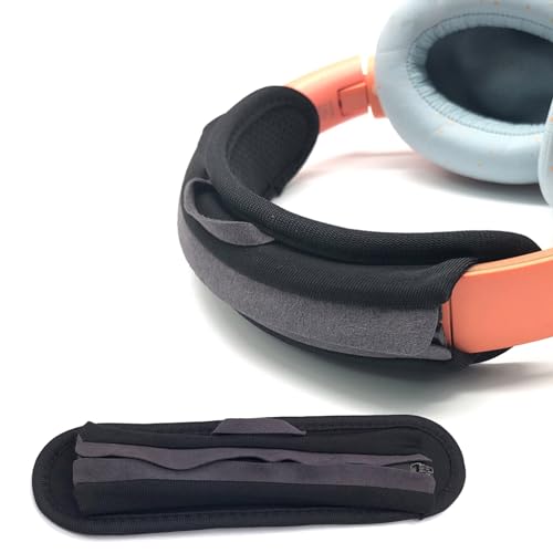 Comfortable Fabric Headband Cover for QC25 QC35II QC45 SOLO3 Protector Zipper Cushion Easy to Change and Headband Cover