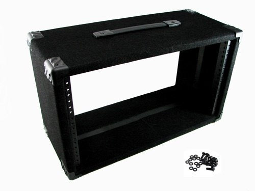 Procraft 6U 9" Deep Equipment Rack 6 Space - Made in the USA - With Rack Screws | Includes rack screws for mounting audio, AV, networking and studio equipment. Durable steel construction, USA made.