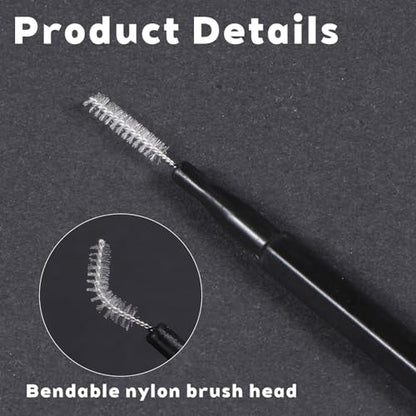 10 PCS Phone Charge Port Cleaning Tool Kit with 40 PCS Phone Speaker Cover Anti Clogging Brushes Cleaner Speaker Mesh Cover for All USB C-Port Devices 15/16/17, Black