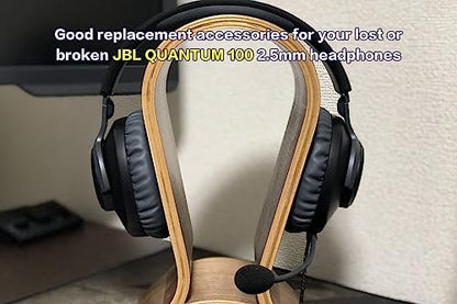 UNCLE LIGHT Replacement Game Mic for JBL Quantum 100 (Q100) Gaming Headset on PC/Xbox/PS/Switch/MAC, 2.5mm Detachable Boom Microphone