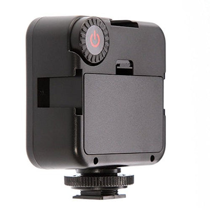 FocusFoto Smartphone Video Rig Camera Cage Mount Holder Stabilizer Handle Grip with BOYA by-MM1 Shotgun Microphone Mic + 49 LED Light Kit for Mobile Phone iPhone Filmmaking Professional Videomaker