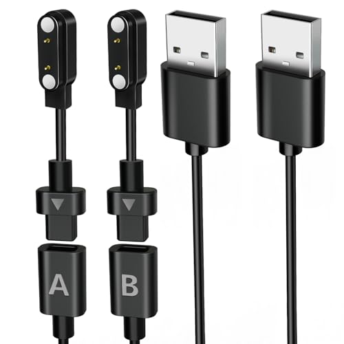 2-Pack AB400 Smart Watch Chargers, Universal for 4.0mm Pin-Pitch Devices. - size: 4.0mm