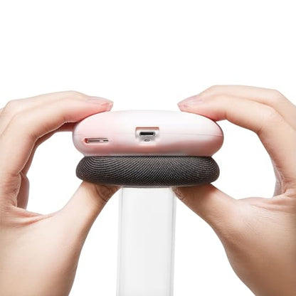 WC ShellZ Max - Protective Shell Covers for AirPods Max 1 & 2 | Made by Wicked Cushions | Made with Premium Silicone | PinkMarble - color: PinkMarble