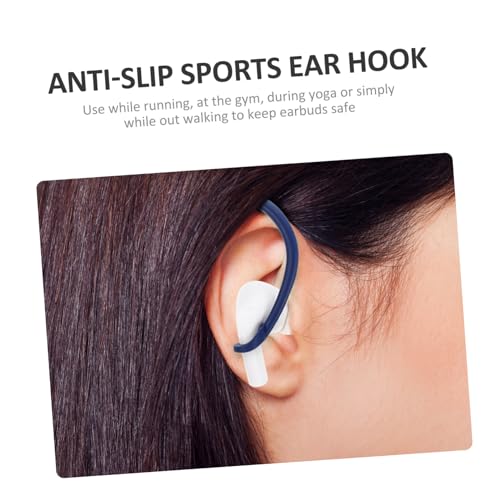 Anti-Lost Ear Hook Holders Silicone Ear Hooks for /3 Secure Earbud Holders for Running Gym Yoga Walking 2 Pairs 2.36 X 1.69 X 0.39 in