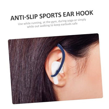 Anti-Lost Ear Hook Holders Silicone Ear Hooks for /3 Secure Earbud Holders for Running Gym Yoga Walking 2 Pairs 2.36 X 1.69 X 0.39 in