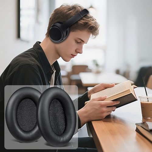SOULWIT Earpads for Sony WH-1000XM3 - Black | for WH1000XM3(XM3) Headphones - color: Black