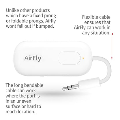 Twelve South AirFly Pro Bluetooth Wireless Audio Transmitter Receiver & Twelve South Butterfly 2-in-1 USB-C MagSafe Charger - style: Bundle AirFly Pro + ButterFly